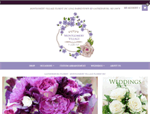 Tablet Screenshot of montgomeryvillagefloristmd.net